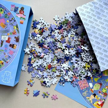 Simple Joys 1000 Piece Circular Jigsaw Puzzle, 2 of 4