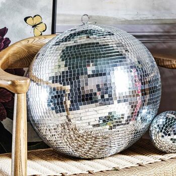 Gold Disco Ball Hanging Decoration, 2 of 5