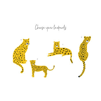 Family Leopard Personalised Print, 5 of 5