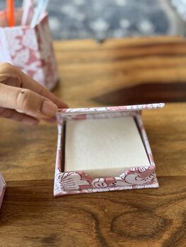 Stationery Gift Set | Keepsake Box | Blockprint Cotton, 11 of 12
