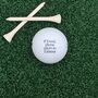 Six Personalised Golf Balls With ''If Found, Please Return To .. ..'', thumbnail 4 of 5