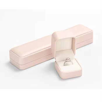 Monaco D’or Gold Rose Pink Ombré Travel Jewellery Box, 2 of 6