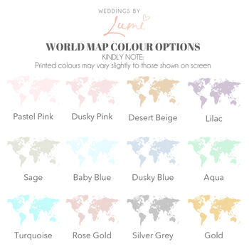 Where In The World Wedding Table Seating Plan, 9 of 9