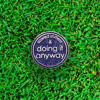 Positive Message Golf Ball Marker Gift For Friends, 6 of 6