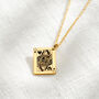 Queen Of Hearts Playing Card Charm Necklace, thumbnail 4 of 7