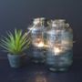 Shimmer Glass Lantern With A Gold Handle, thumbnail 4 of 4