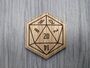 D20 Role Dice Coaster D And D Wooden Coaster, Rpg Coasters, thumbnail 2 of 5