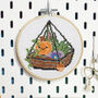 Pumpkin Terrarium Cross Stitch Kit, thumbnail 4 of 10