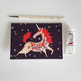 Unicorn Greetings Card, thumbnail 3 of 6