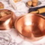 Solid Copper Mixing Bowl With Lid, Two Pieces, thumbnail 5 of 9