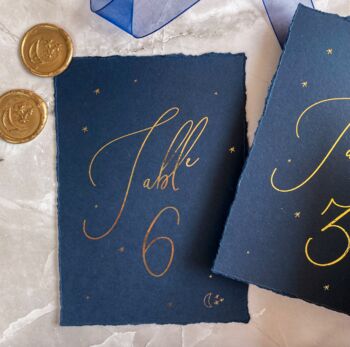 Navy Celestial Table Numbers, 2 of 10