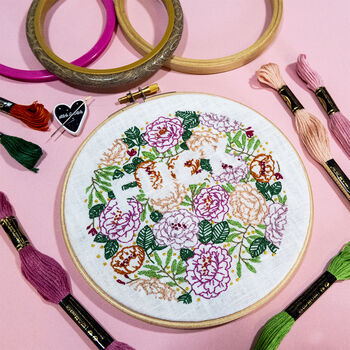 Subversive Floral Sweary Embroidery Kit, 4 of 5