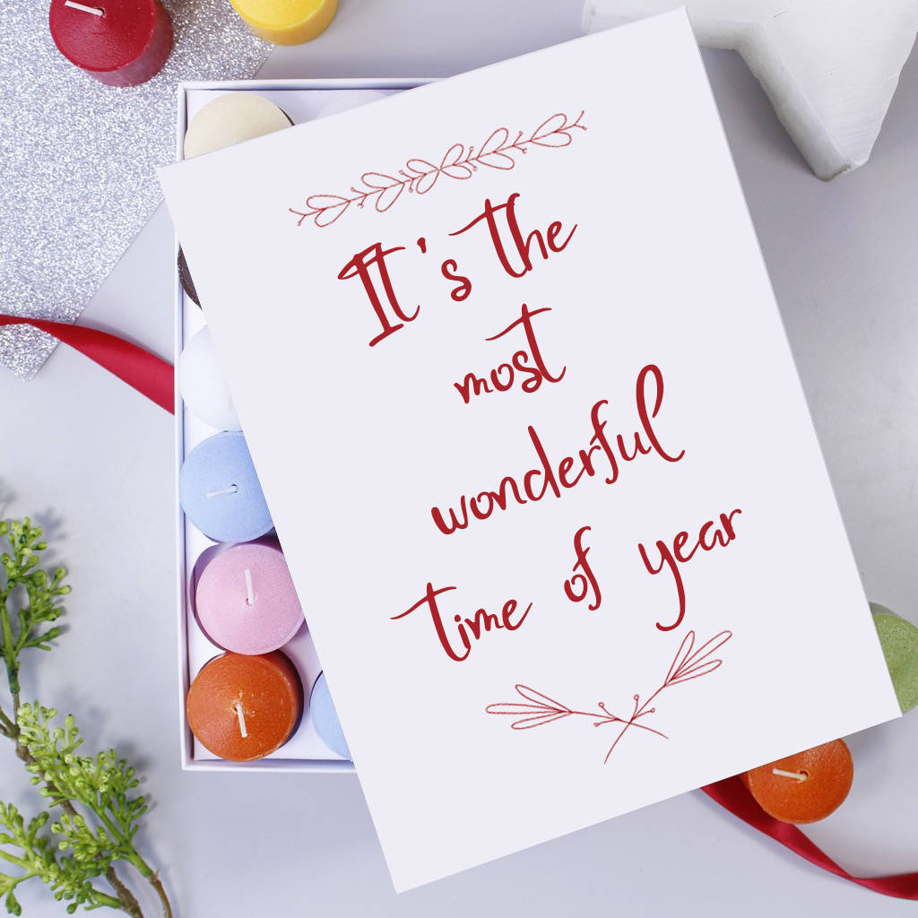 Christmas Quote Scented Advent Calendar By Olivia Ltd