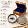 Personalised Three Inches 41st Birthday 100 Year Calendar Compass, thumbnail 3 of 12