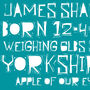 Personalised Birth Details Heart Print, thumbnail 3 of 3