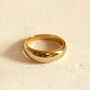 Gold Dome Ring, Minimalist Women's Jewellery, thumbnail 1 of 6