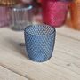 Spot Glass Blue Tea Light Holder, thumbnail 2 of 2