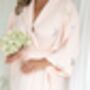 Special Offer Personalised Wedding Dressing Gown Bride Butterfly Embroidered, thumbnail 4 of 7