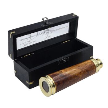 12 Inch Dollond And Co. Brass And Wood Telescope, 2 of 9
