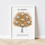 Personalised Grandchildren Tree Print Available In Six Colours, thumbnail 2 of 11
