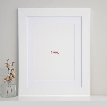 A3 Wide White Frame By Picture That Frame | notonthehighstreet.com