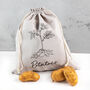 Linen Potatoes Storage Bag, thumbnail 1 of 2