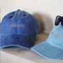 Daddy And Me Personalised Twinning Caps, thumbnail 2 of 5