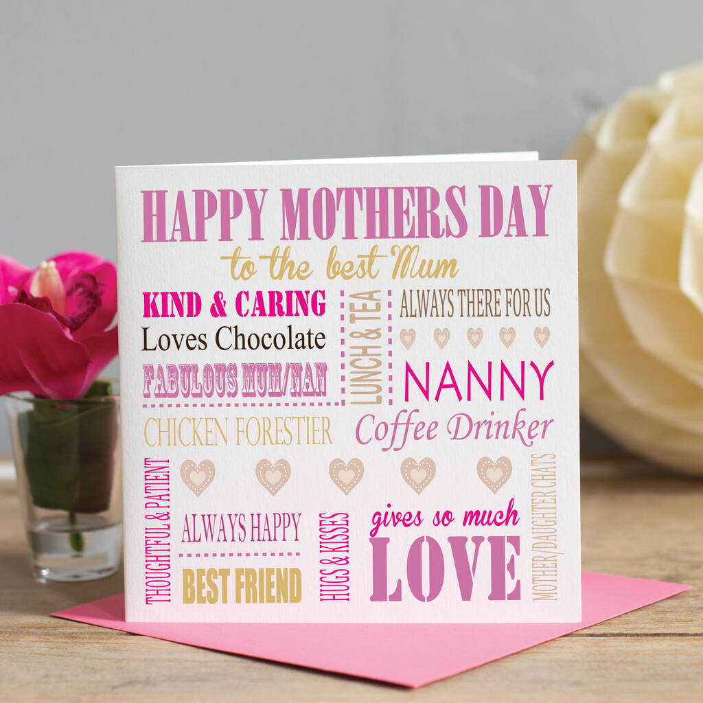 Personalised Mothers Day Card, 1 of 2