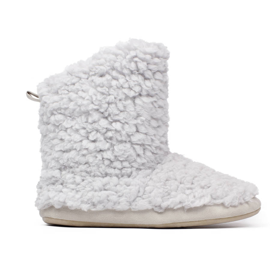 Dove Cloud Snuggle Slippers By Idyll Home | notonthehighstreet.com