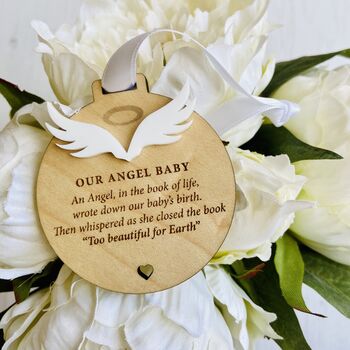 Baby Loss And Remembrance Keepsake Poem Angel Baby, 2 of 2