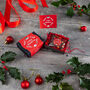Christmas Mini Salted Caramel Brownie And Tea Gift Box, thumbnail 2 of 3