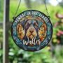 Schnauzer Black Memorial Suncatcher, thumbnail 6 of 6