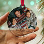 Personalised Family Christmas Photo Ornament 2025, thumbnail 7 of 8