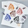 I Love Horses Kids T Shirt Painting Starter Kit, thumbnail 2 of 12