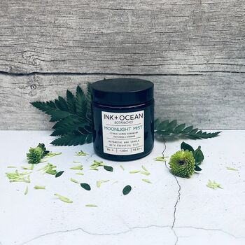 'Moonlight Mist' Aromatherapy Plant Wax Candle, 4 of 4