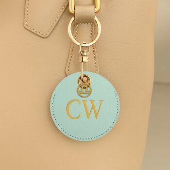 Personalised Vegan Leather Bag Accessory With Zodiac Charm, 5 of 12