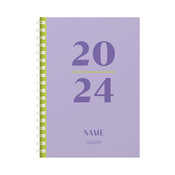 Personalised 2024 Diary And Notebook, 8 of 12