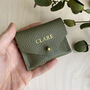 Personalised Leather Jewellery Pouch Hedgerow, thumbnail 3 of 12