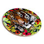 Tiger Coasters Box Set Of Four Round Heat Resistant, thumbnail 4 of 5