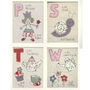 Personalised Girls Alphabet Embroidered Picture Gift, thumbnail 11 of 12