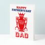 Arsenal Football Father's Day Card, thumbnail 1 of 4