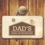 Personalised Favourite Place Wooden Hanging Sign, thumbnail 1 of 2
