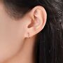 Sterling Silver Geometric Small And Large Circle Hoop Earrings, thumbnail 8 of 12