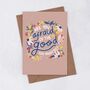 Motivational Greeting Card 'Afraid Of The Good?', thumbnail 1 of 3