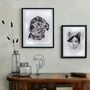 Personalised Hand Drawn Pet Portrait Cat / Dog Drawing, thumbnail 7 of 12