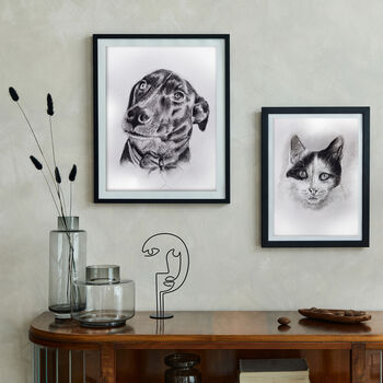 Personalised Hand Drawn Pet Portrait Cat / Dog Drawing, 7 of 12