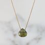 The Nugét Peridot August Birthstone Necklace, Gold, thumbnail 1 of 6