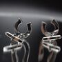 Horseshoe Cufflinks Gift Men 316 L Stainless Steel Symbol Of Luck, thumbnail 2 of 5