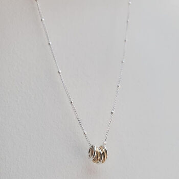 Sterling Silver Milestone 30 40 50 60 70 80 90 Birthday Necklace, 4 of 6