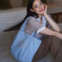 I'd Rather Be Reading Slogan Tote Bag, thumbnail 5 of 5